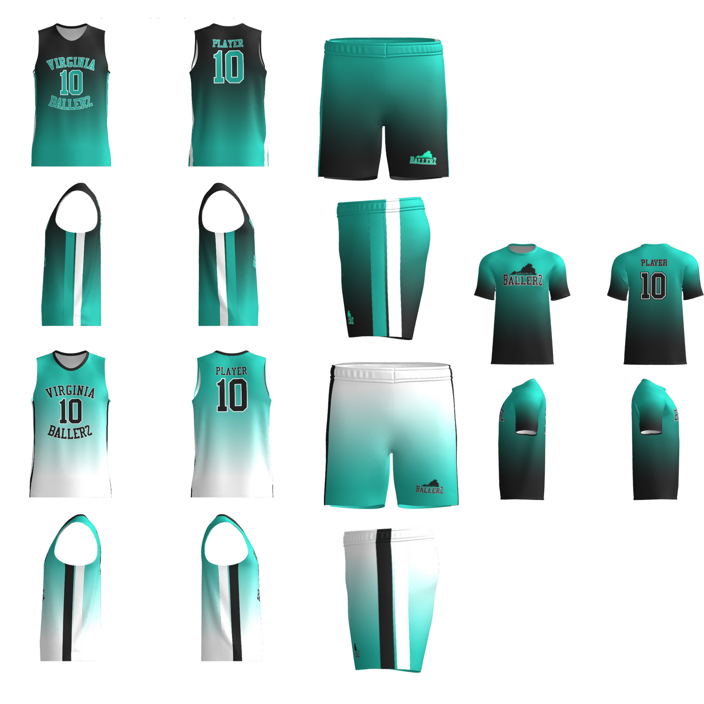 Virginia Ballerz Uniform Set 2025