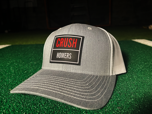 Crush Homers Rubber Patch Snapback Trucker Cap - Chad Longworth Velo Shop