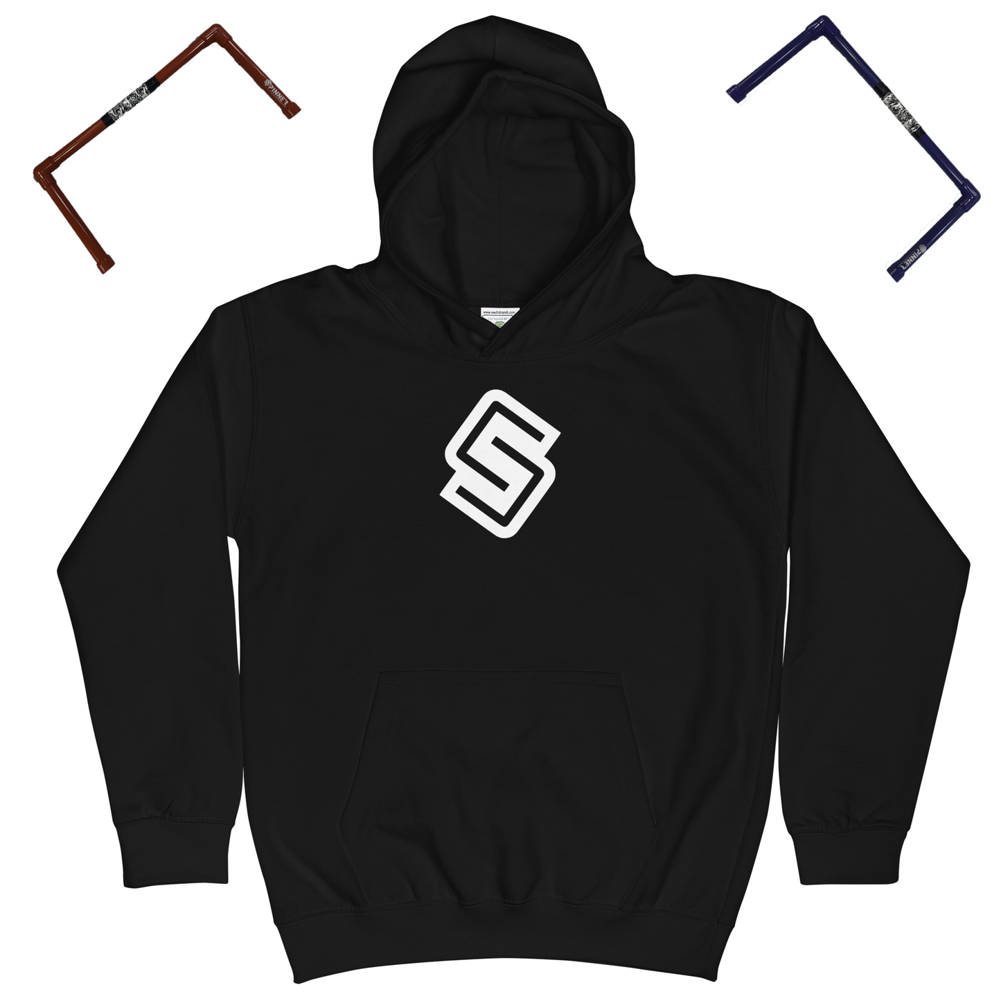 Spinner Kids Hoodie(Black) + Spinner BUNDLE