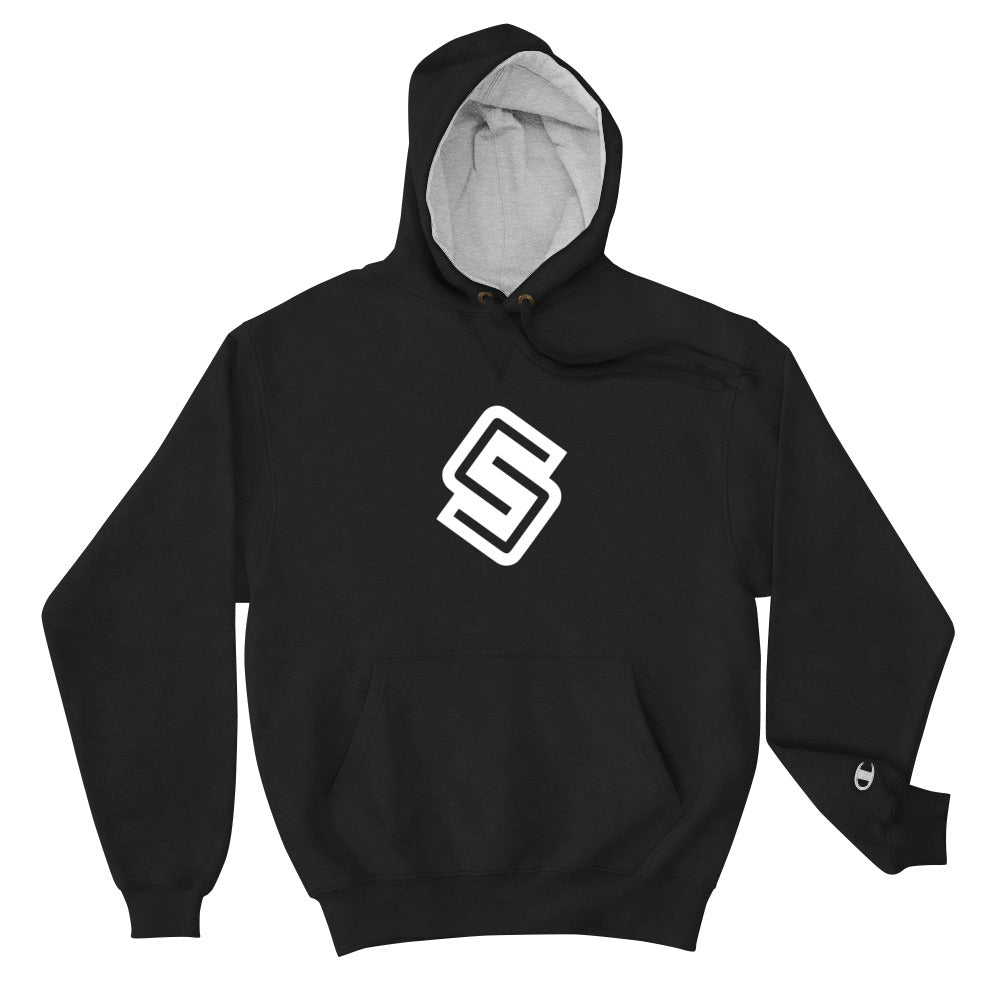 Spinner Premium Champion Hoodie - Black - Chad Longworth Velo Shop