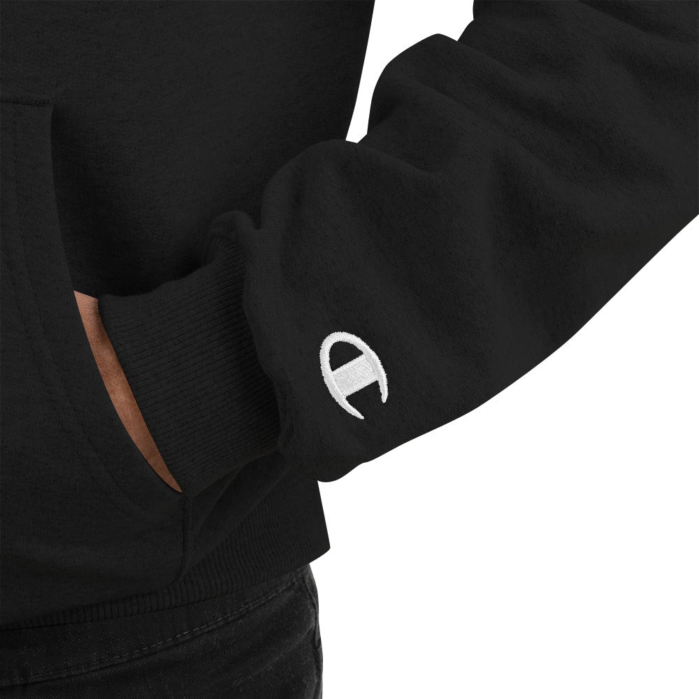 Spinner Premium Champion Hoodie - Black - Chad Longworth Velo Shop