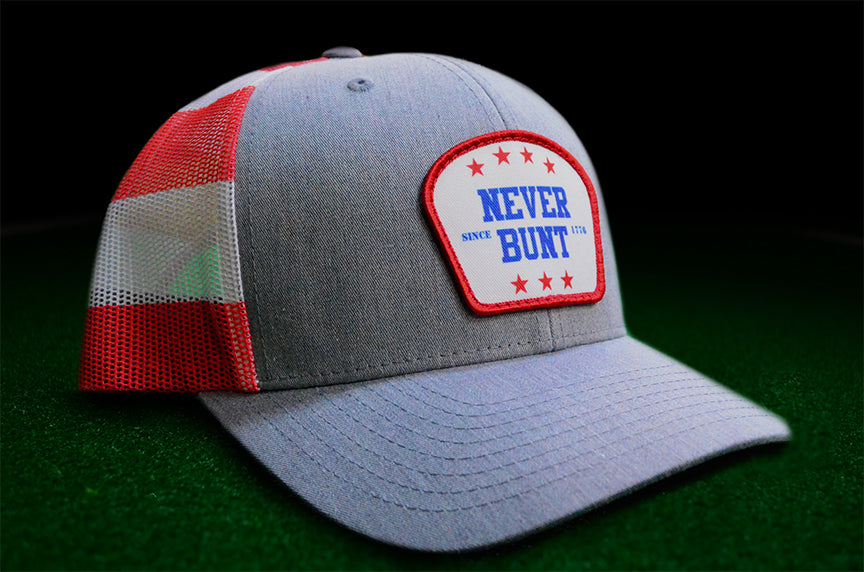 Never Bunt Since 1776 SnapBack Trucker - Stars & Bars Special Edition - Chad Longworth Velo Shop
