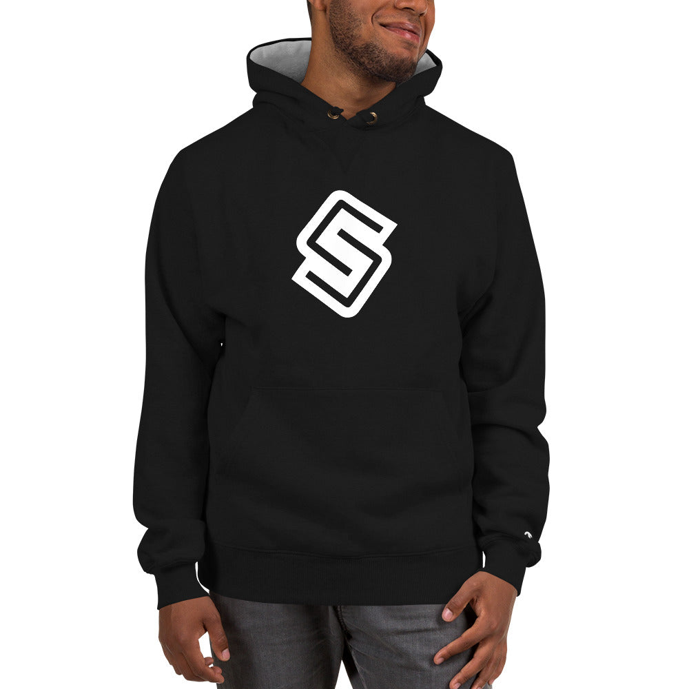 Spinner Premium Champion Hoodie - Black - Chad Longworth Velo Shop