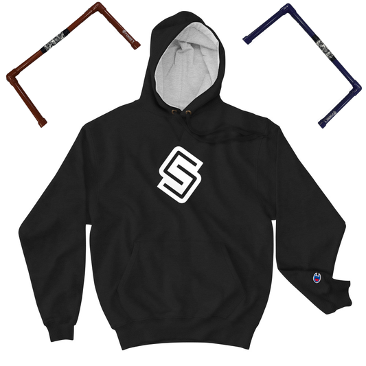 Spinner + Spinner Champion Hoodie (Black) BUNDLE