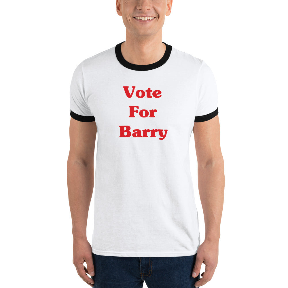 Vote For Barry Ringer T-Shirt - Chad Longworth Velo Shop